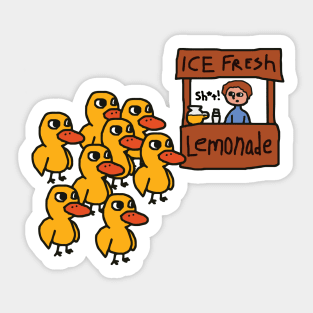 Duck Apocalypse V2 Sticker